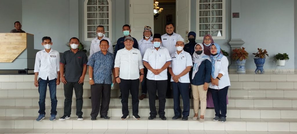 Sukseskan HPN 2022,Panitia dan Ketua PWI Riau Audiensi dengan Bupati Siak