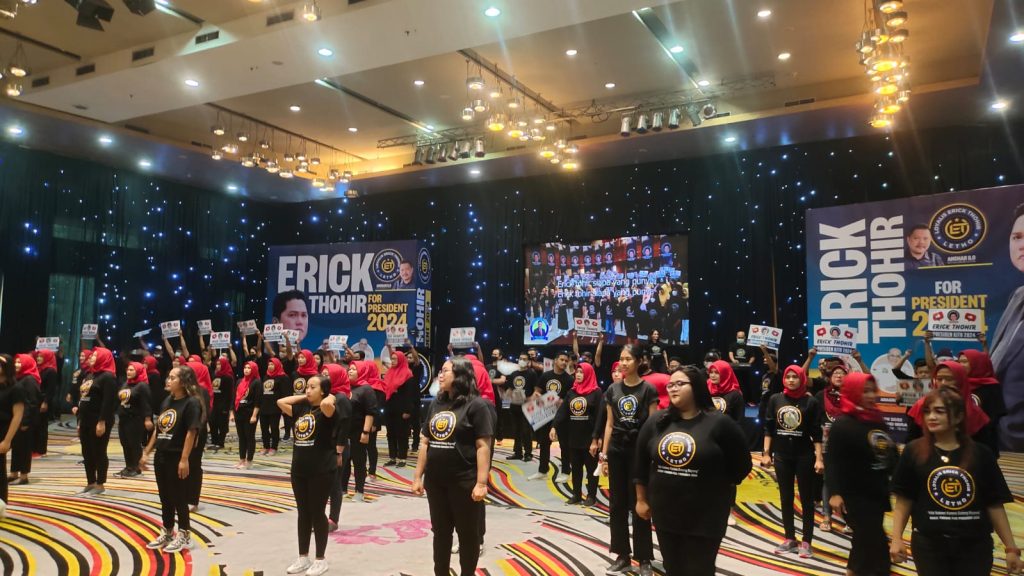 Deklarasi Nasional Erick Thohir for President 2024 Menggema di Surabaya