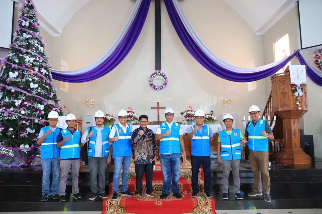 Siaga Nataru,GM PLN UID RKR dan GM PLN UIP3B Sumatera Tinjau langsung Kesiapan Pasokan listrik