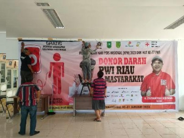 Besok, PWI Riau Gelar Baksos Donor Darah Sempena HUT ke-77 PWI