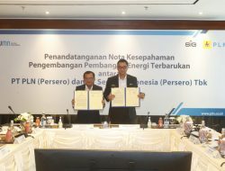 Kolaborasi BUMN, PLN dan Semen Indonesia Teken MoU untuk Mendorong Penggunaan Energi Bersih