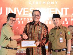 Akselerasi Pertumbuhan Ekonomi Riau, PLN Berhasil Raih Juara Pertama Riau Investment Award 2023
