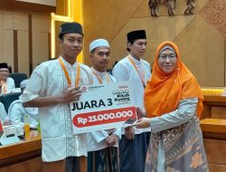 Kembali Tuai Prestasi Nasional, Markarius Anwar Bangga Utusan Riau Raih Juara Tiga Lomba Baca Kitab Kuning