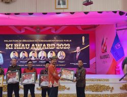 PLN UID Riau & Kepri Raih Penghargaan dalam Ajang Anugerah Keterbukaan Informasi Riau Award Tahun 2023