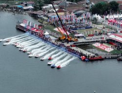F1 Powerboat 2024 Danau Toba Sukses Pakai Listrik Hijau PLN yang Andal Tanpa Kedip