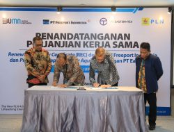 Gunakan REC PLN, Kini Produk Katoda Tembaga Freeport Jadi Produk Hijau Berdaya Saing Tinggi
