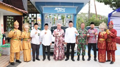 Dorong Akselerasi Kendaraan Listrik, PLN Operasikan SPKLU Pertama di Indragiri Hulu Riau
