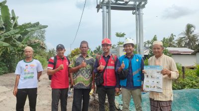 Tambah Lagi, PLN Terangi Dusun Terpencil di Indragiri Hilir Riau