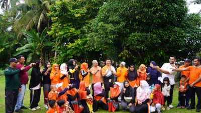 Markarius Anwar Hadir di Senam Sehat DPC PKS Tenayan Raya
