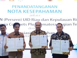 Kolaborasi BUMN, PLN Gandeng Mandiri, BRI, BNI dan BSI Tingkatkan Layanan Ketenagalistrikan di Riau