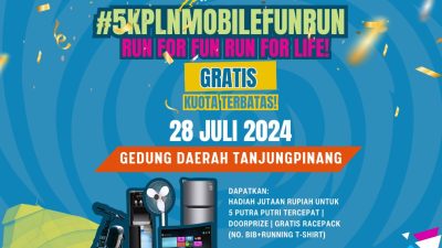 PLN Gelar 5K PLN Mobile Fun Run 2024 di Tanjungpinang