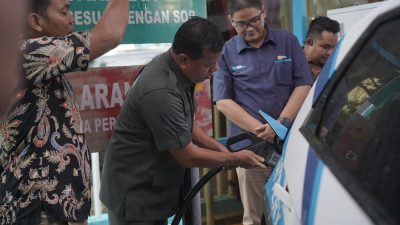Rampungkan Pembangunan Infrastruktur Kendaraan Listrik, PLN Operasikan SPKLU Pertama di Kuansing Riau