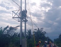 Negara Hadir, 60 KK Warga Dusun Terpencil di Panipahan Kabupaten Rokan Hilir Riau Kini Nikmati Listrik PLN 24 Jam