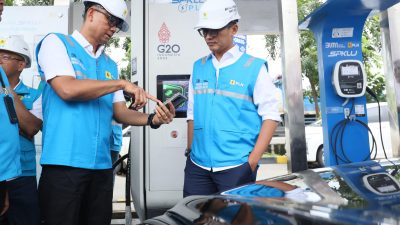 Wamen BUMN Cek Langsung Kesiapan SPKLU PLN Layani Kebutuhan Nataru