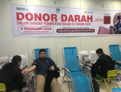 Peringati Bulan K3 Nasional, Insan PLN Sumbangkan Darah dalam Aksi Kemanusiaan di Pekanbaru Riau