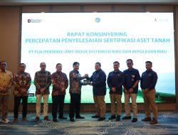 Perkuat Sinergi Antar Lembaga, PLN UID Riau dan Kepri Gelar Konsinyering dengan BPN Kepulauan Riau Terkait Sertifikasi Aset Ketenagalistrikan