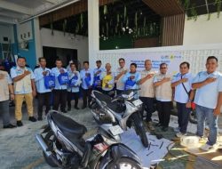YBM PLN UP3 Tanjungpinang gelar servis motor gratis bagi pengendara ojek pangkalan