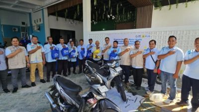 YBM PLN UP3 Tanjungpinang gelar servis motor gratis bagi pengendara ojek pangkalan