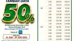Sambut HUT Pekanbaru ke-242, PLN UID Riau dan Kepri Hadirkan Promo Tambah Daya Diskon 50 Persen