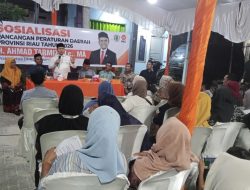 Wakil Ketua DPRD Provinsi Riau Sosialisasikan Rancangan Peraturan Daerah Tahun 2026 di Kelurahan Pebatuan